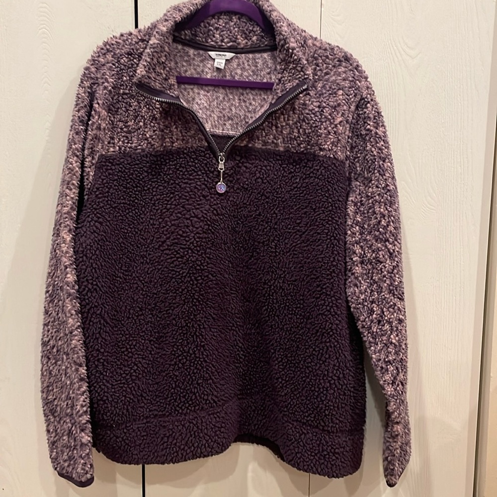 Sherpa women’s size XXL quarter zip fleece